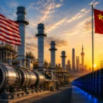 Inversión en generación con gas en Estados Unidos frente a China con infraestructura energética, turbinas de gas y centros de datos para inteligencia artificial