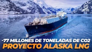 Menos de 77 millones de toneladas de CO2, Proyecto Alaska LNG
