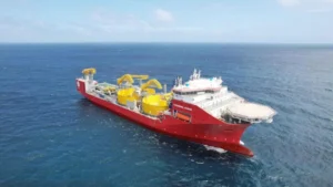 Jan De Nul inicia pruebas de su buque tendecables XL para redes offshore de 2 GW
