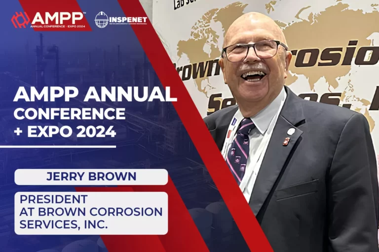 Jerry Brown From Brown Corrosion Services at AMPP 2024