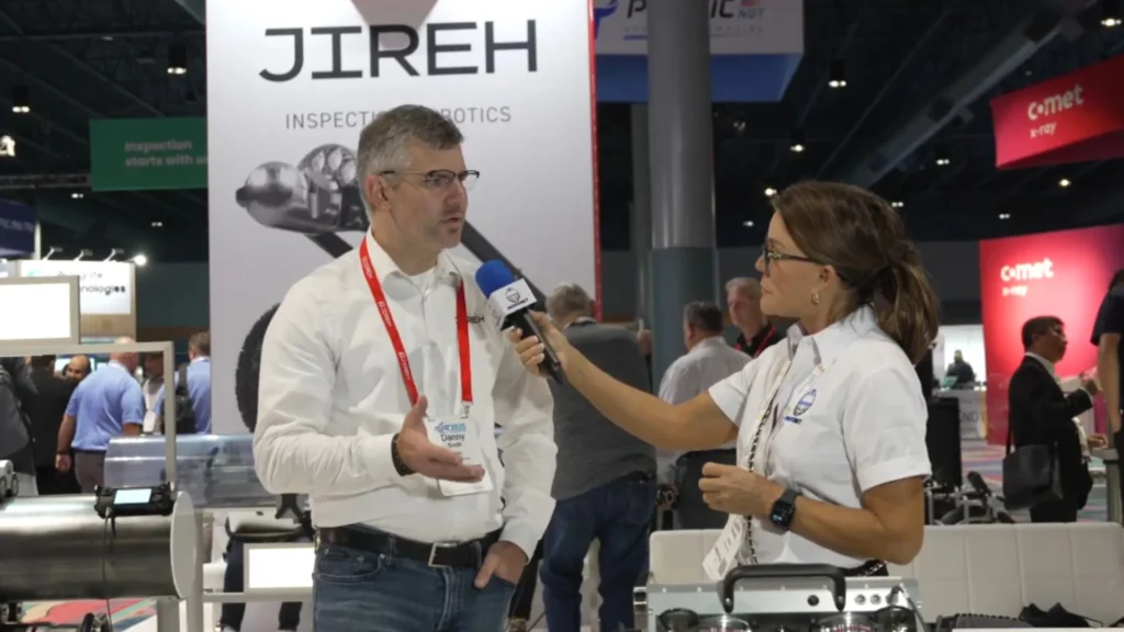 Jireh muestra robot para inspección de tuberías