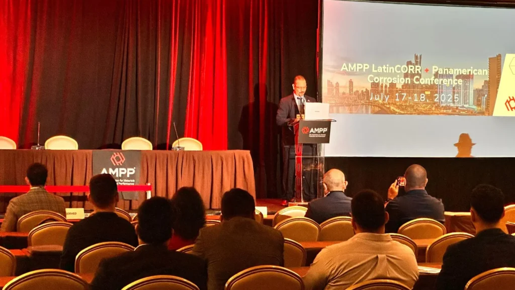Juan Caballero at the AMPP LatinCORR 2025 Conference