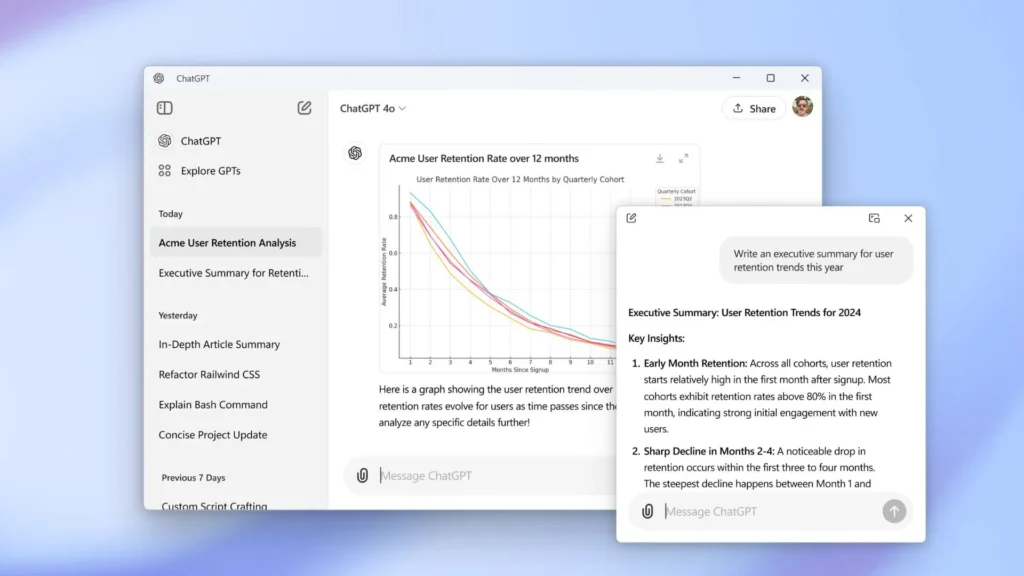 Openai anuncia que la aplicación de ChatGPT para Windows está disponible