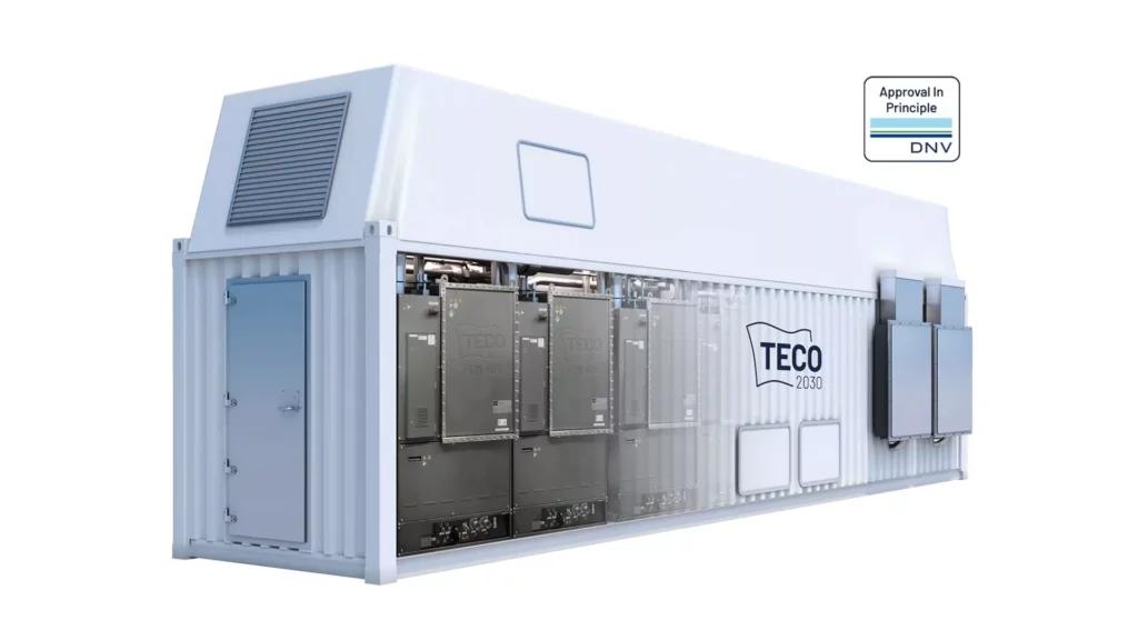 TECO 2030 obtuvo otra AiP por parte de DNV para sus sistemas de pila de combustible de hidrógeno comprimido