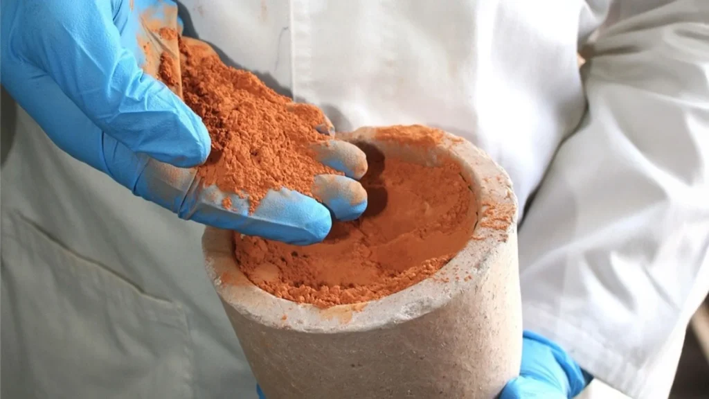 Ecological concrete with low-quality clay reduces emissions