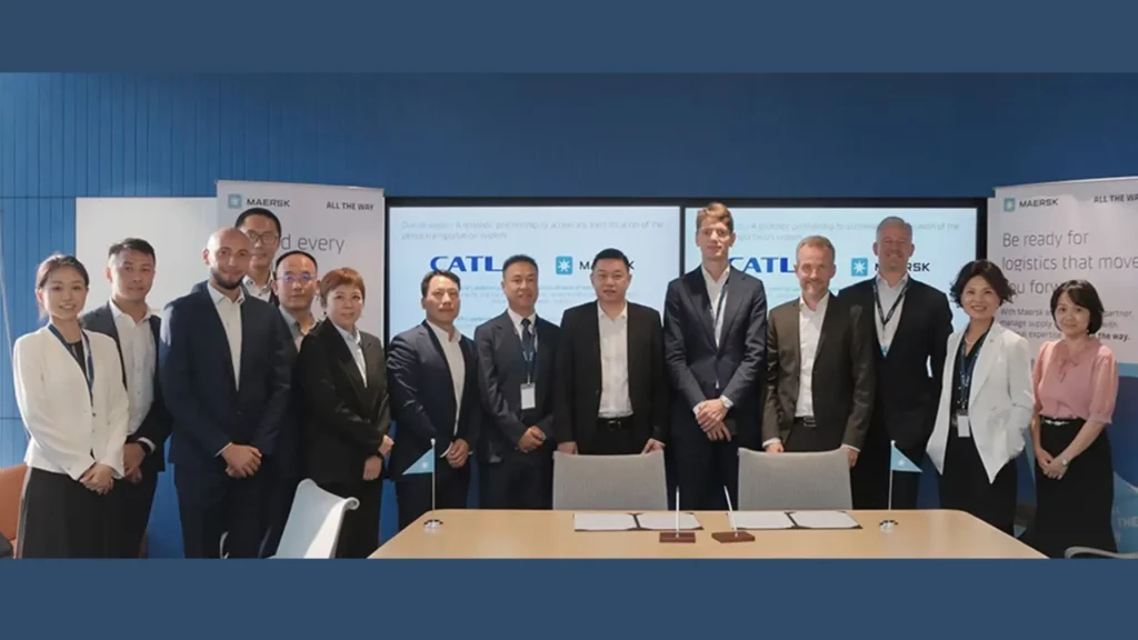 Maersk and CATL announce alliance to electrify international logistics and supply chain