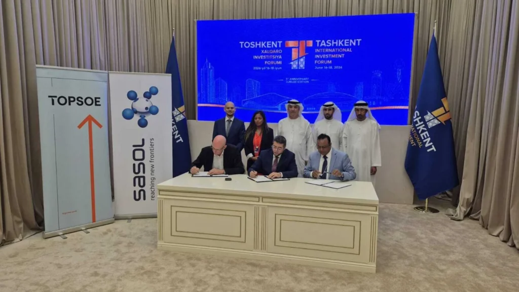 Allied Biofuels awards Topsoe and Sasol the engineering for an eSAF complex in Uzbekistan