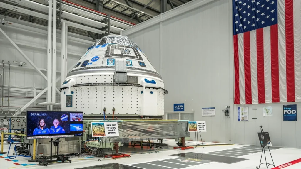 La cápsula espacial Starliner de Boeing