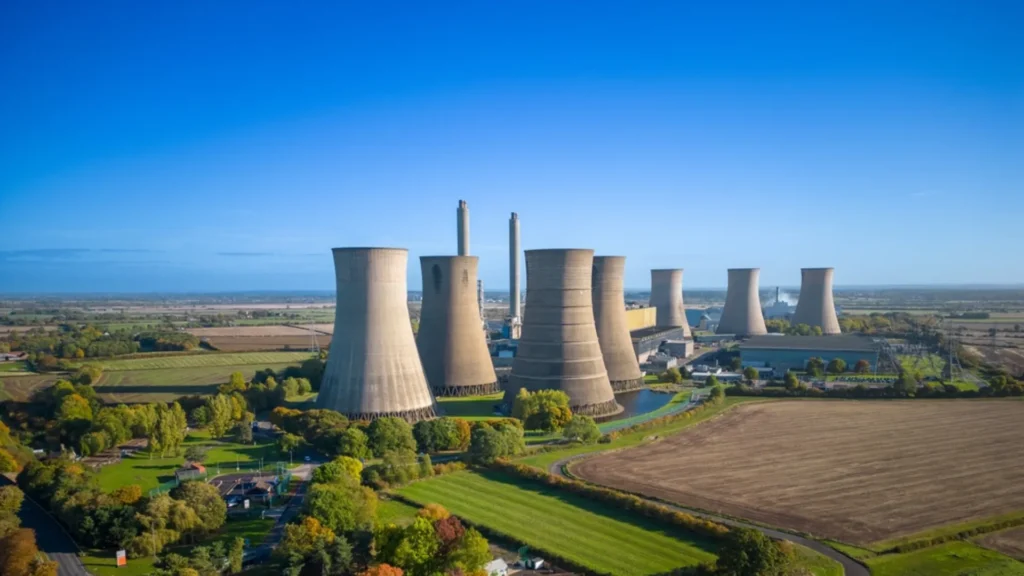 La gran central eléctrica de gas West Burton B