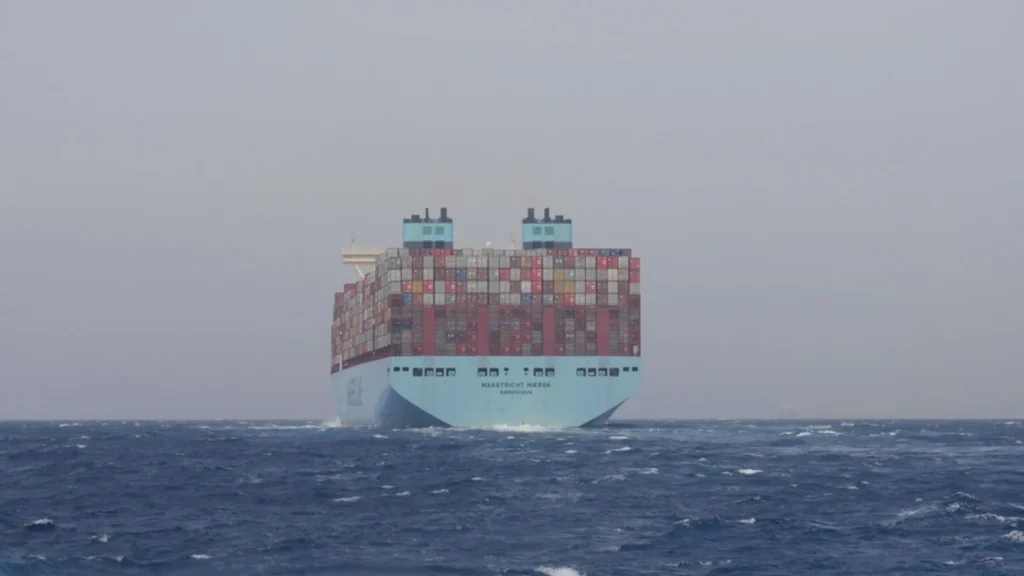 La construcción de gran puerto