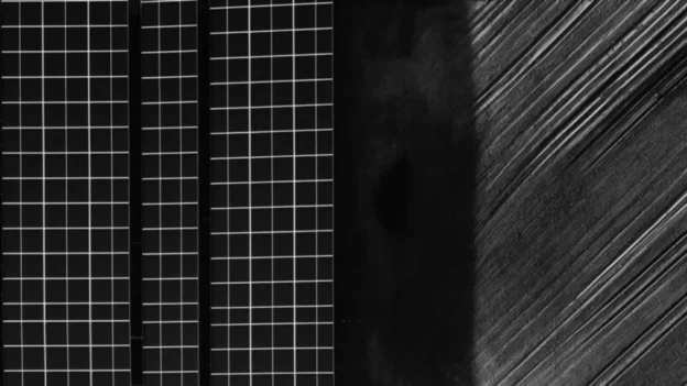 La construcción de la planta solar en León