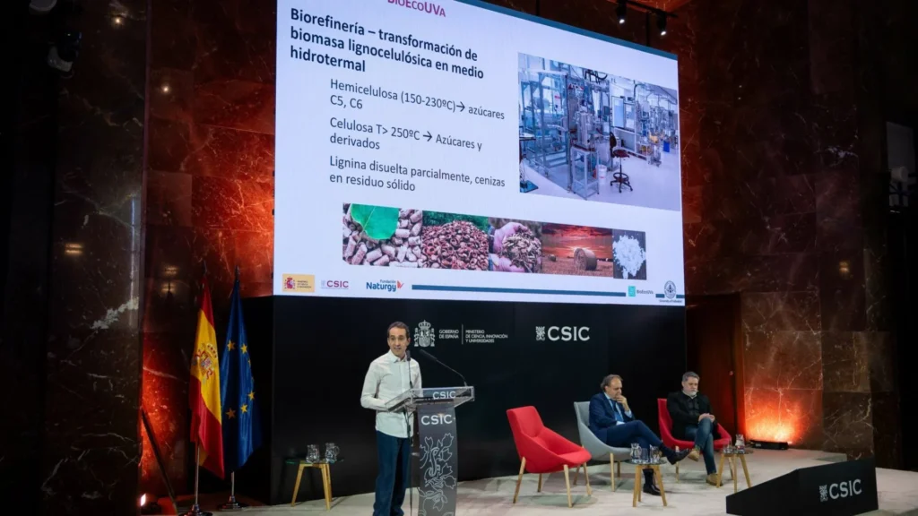 Biomasa a químicos de alto valor: Universidad de Valladolid y CSIC.