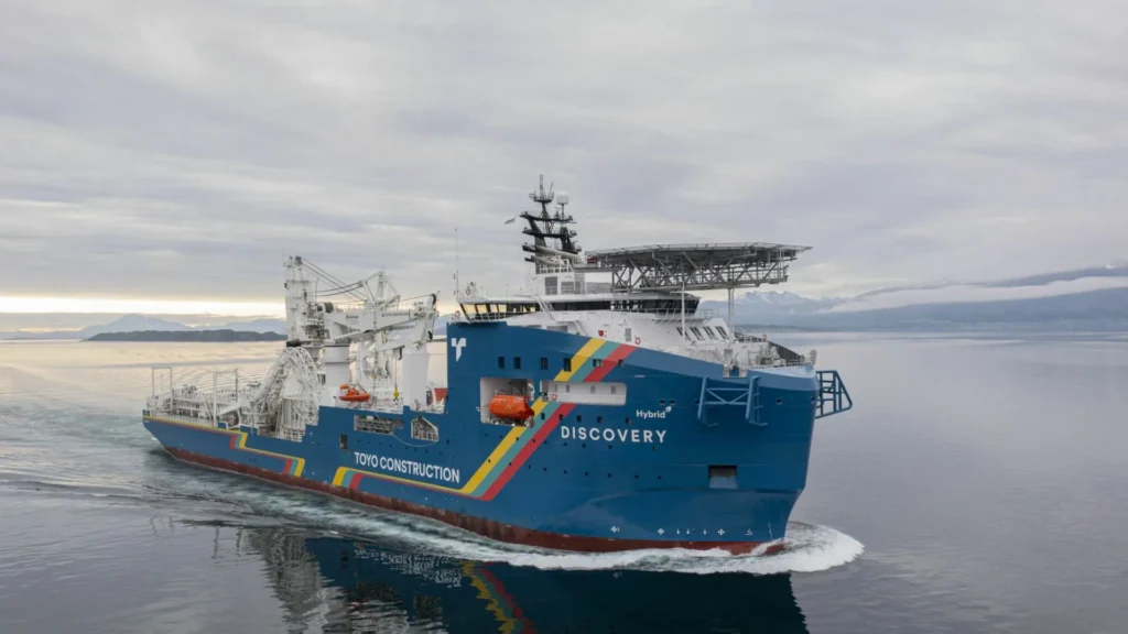 VARD delivers largest hybrid cable-laying vessel for Japanese market to Toyo Construction