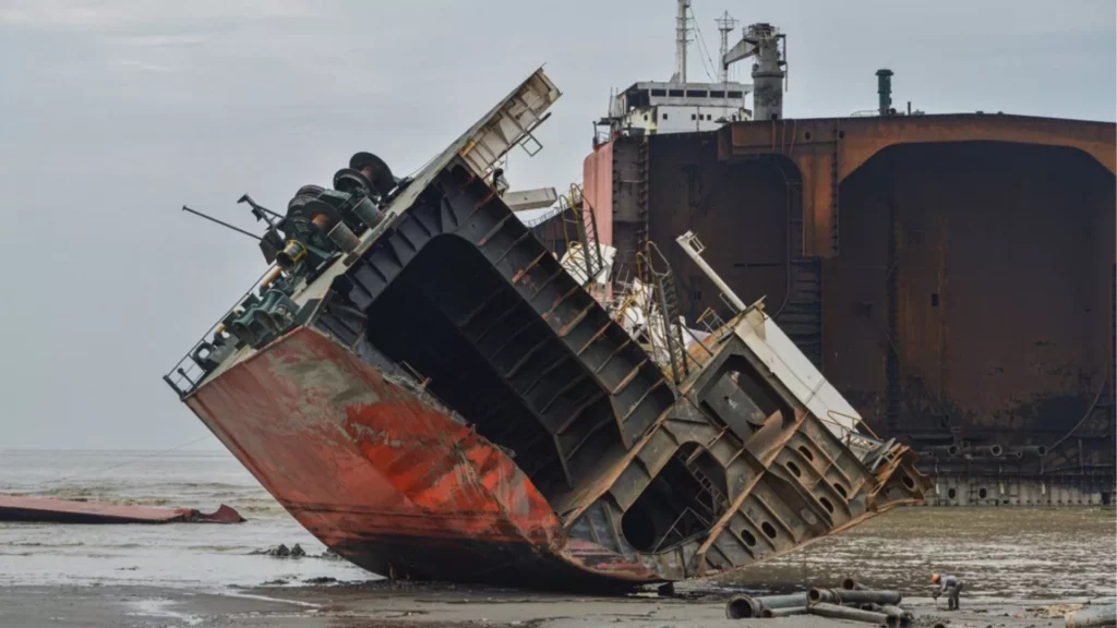 El reciclaje de barcos