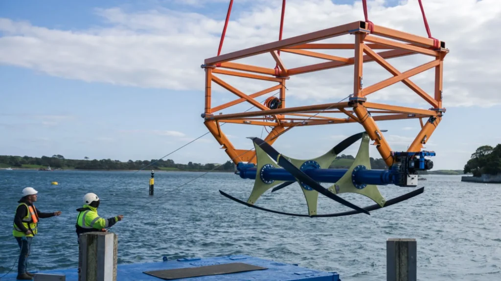 ORPC y la Universidad Queen’s de Belfast finaliza despliegue de turbina de energía mareomotriz en Strangford Lough