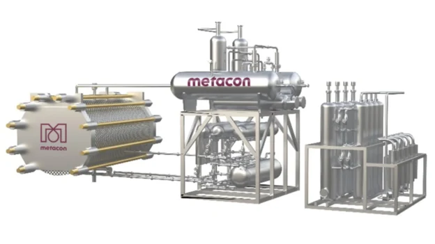 La entrega de la etapa finalizada de la planta de electrólisis por Metacon