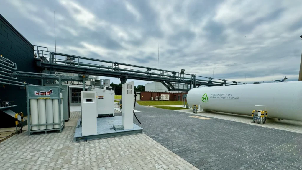La finalización de la estación de repostaje de hidrógeno para OGE de LIFTE H2