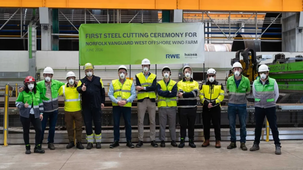 Haizea Wind Group starts monopile production for the Norfolk Vanguard West wind farm