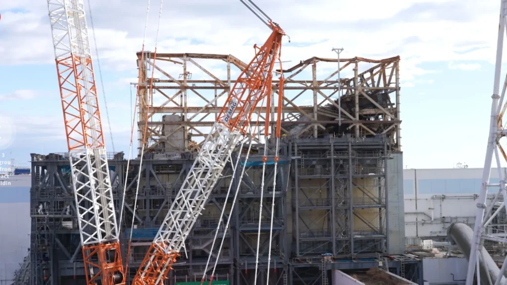 La extracción de escombros de la planta de Fukushima por TEPCO