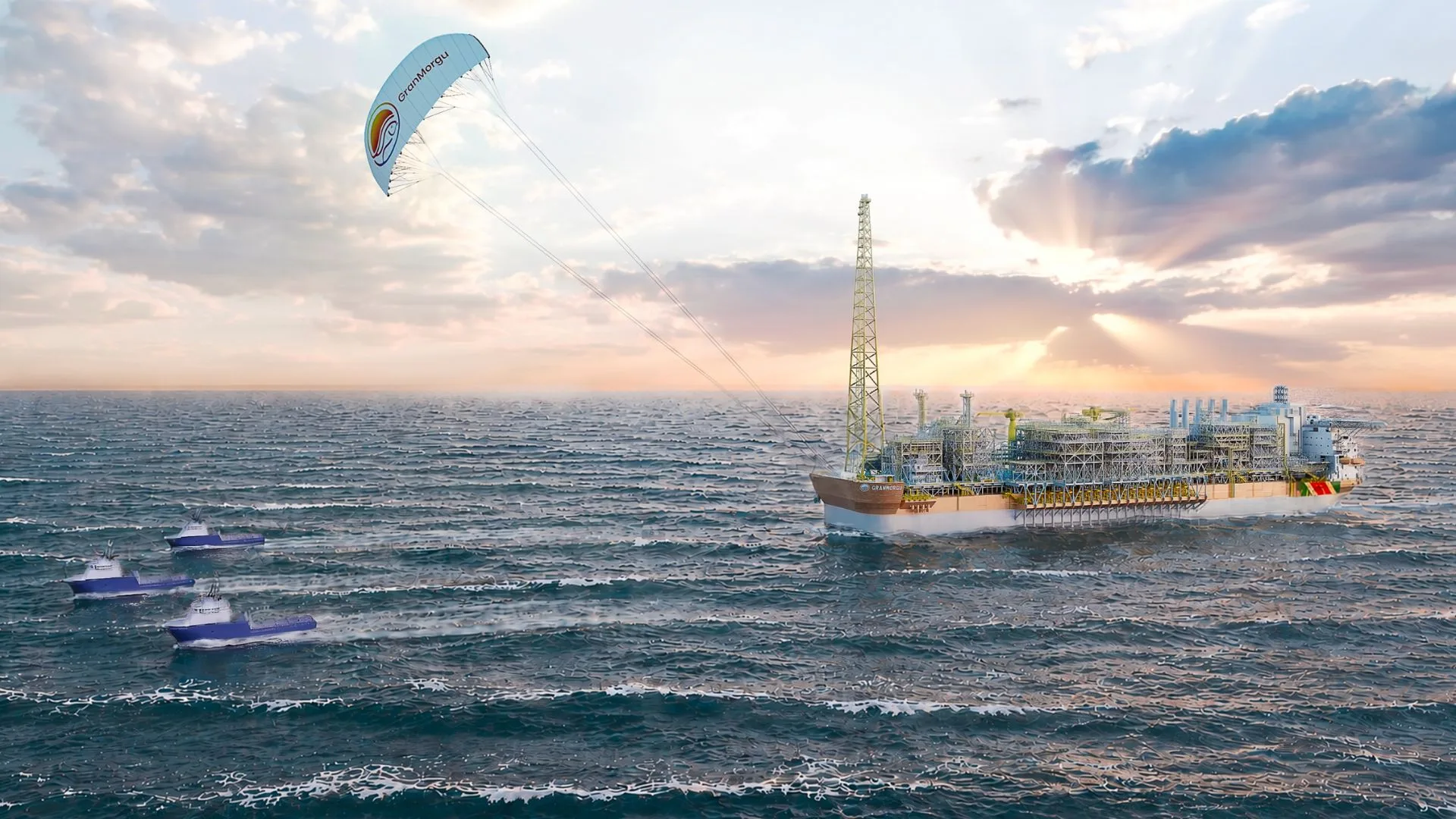 La implementación de propulsión eólica de la FPSO GranMorgu