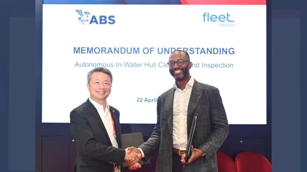 ABS and Fleet Robotics to develop autonomous hull cleaning and inspection robots