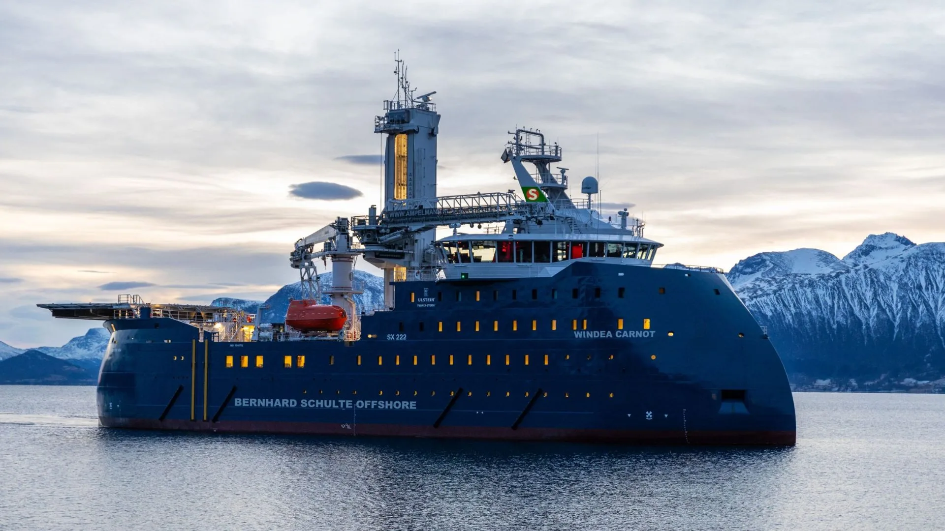 La ingeniería de vanguardia del buque Windea Carnot