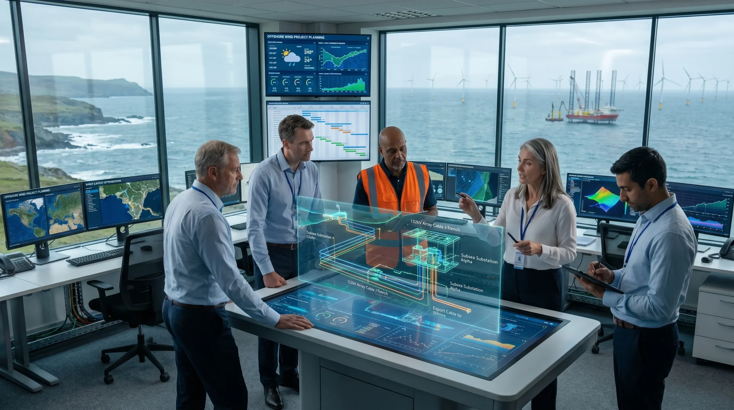 La ingeniería offshore impulsa estratégica expansión marina mediante proyectos de energía eólica offshore, cables submarinos e infraestructura marina en Europa.