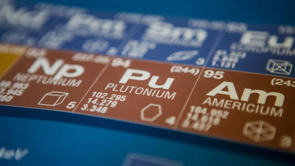 La aplicación de la inmovilización del plutonio