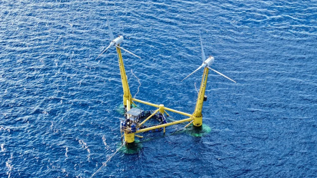 AquaWind Prototype begins tests with wind-aquaculture system in the High Seas