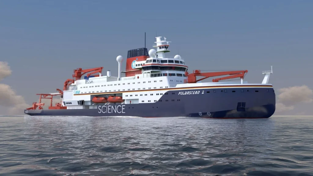 La investigación tras el rompehielos Polarstern 2 por Elomatic y Thyssenkrupp Marine Systems