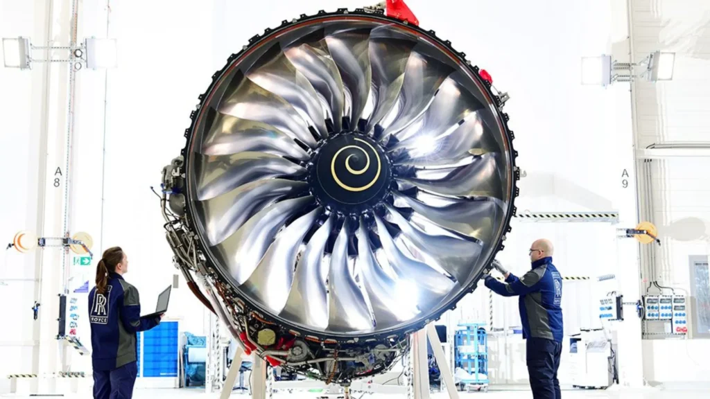 El primer motor Trent 1000 a Roll-Royce