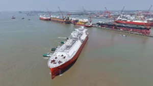 El buque Celsius Georgetown transporta 180.000 m³ de GNL con motorización dual