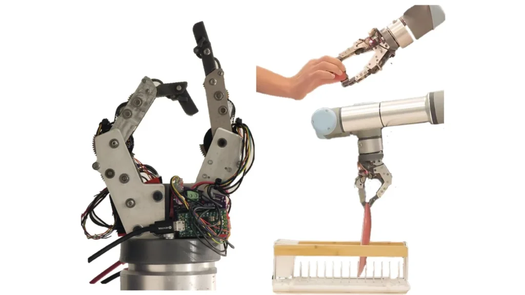 La mano robótica de dos dedos desarrollada por el MIT  hacer múltiples tareas