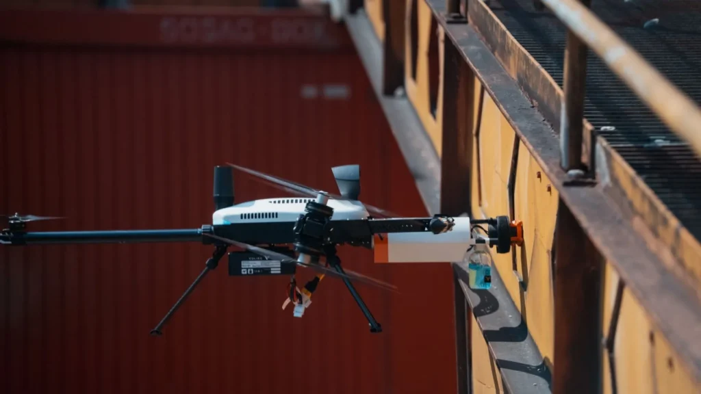 Voliro’s technology and ultrasonic inspections with drones