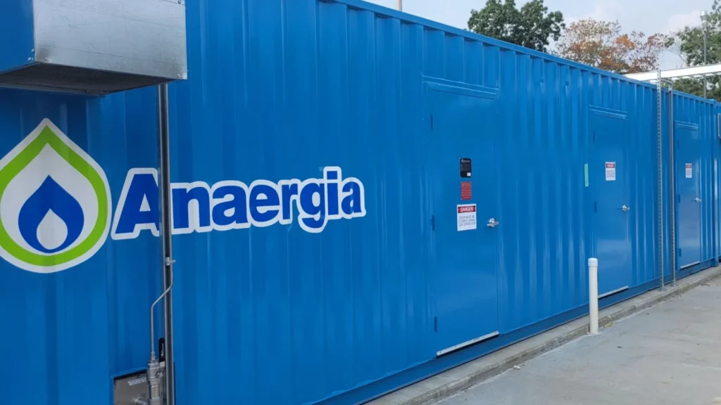 La planta de biogás de Anaergia Singapore