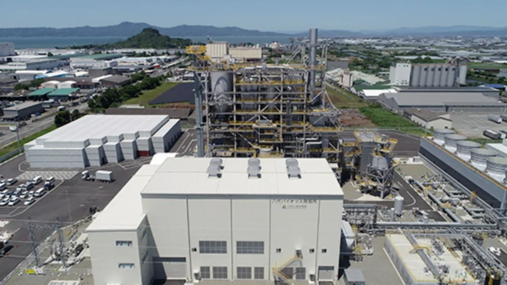 La planta de biomasa Yatsushiro