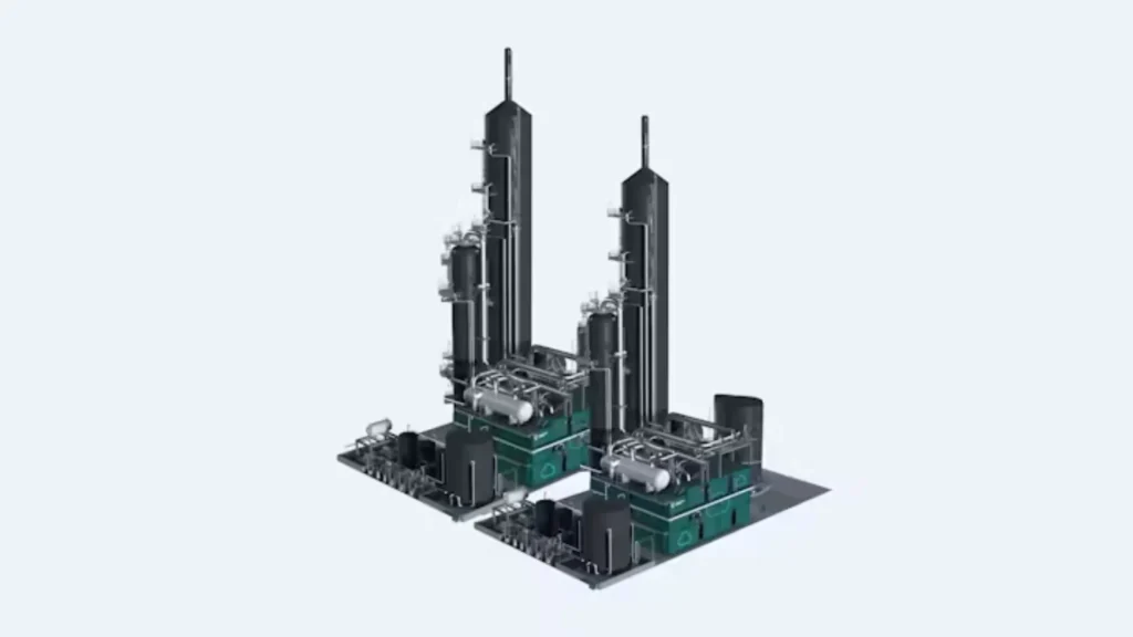 La planta de captura de carbono