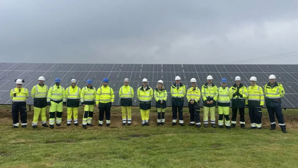 La planta fotovoltaica en Misterton de Exolum