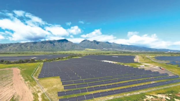 The largest solar plant in Hawaii