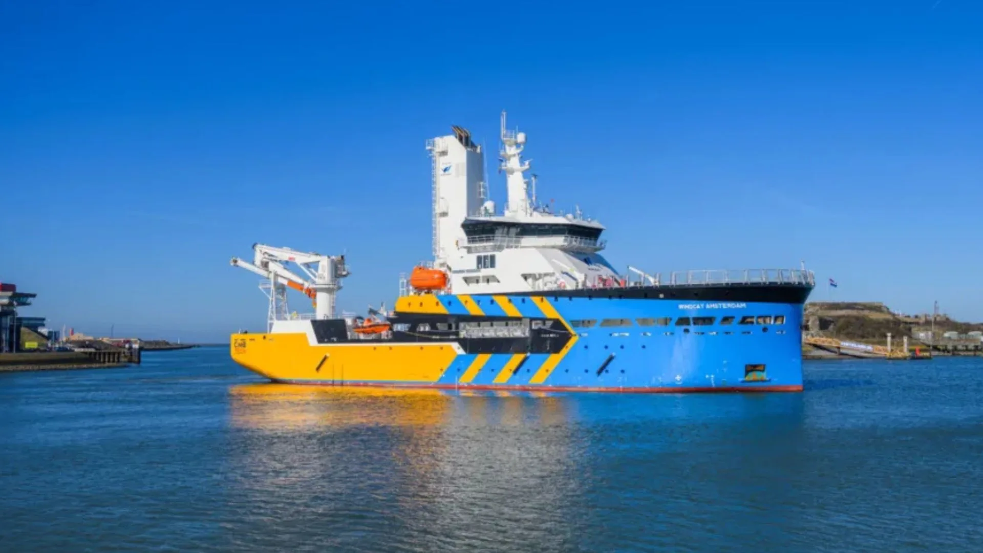 La plataforma Windcat Amsterdam con hidrógeno