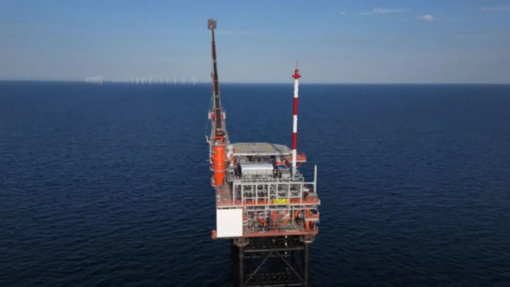 La plataforma de energía eólica marina y el gas natural ONE-Dyas