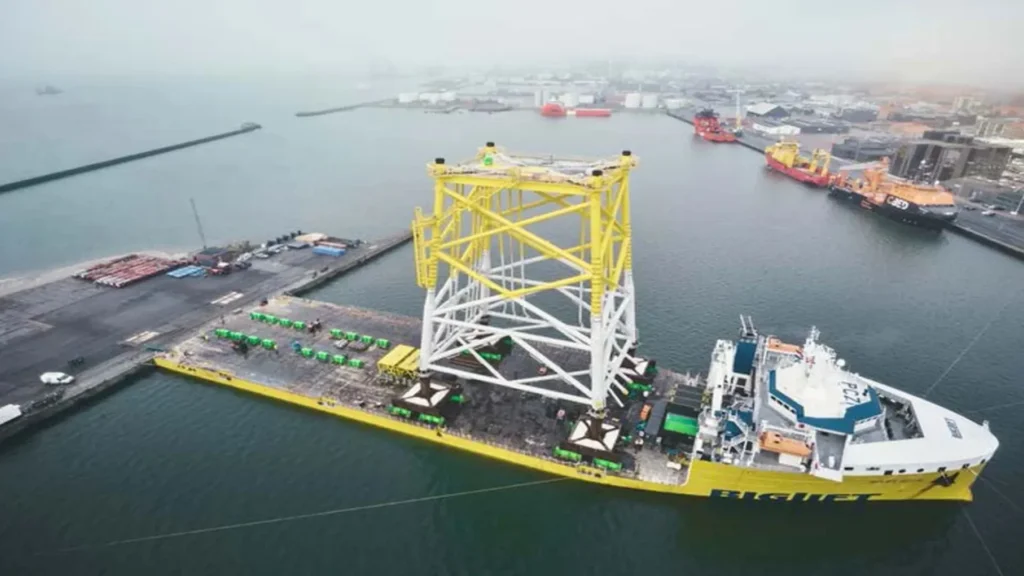 La primera cimentación tipo jacket llegará a EE.UU.