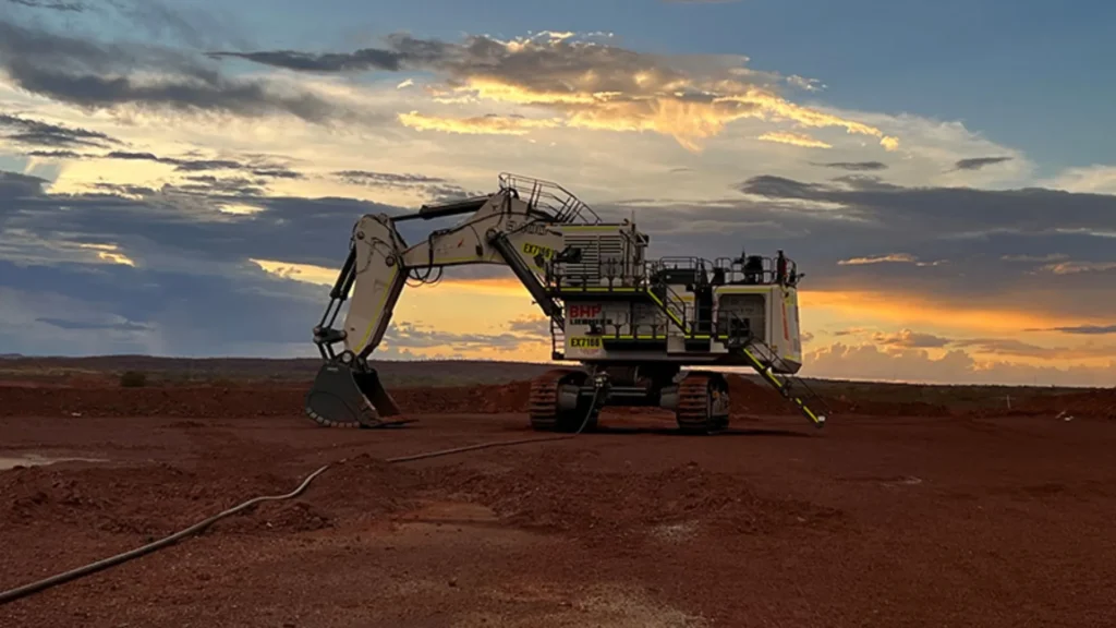 La primera excavadora eléctrica de BHP
