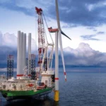 La primera fase de aerogeneradores del proyecto