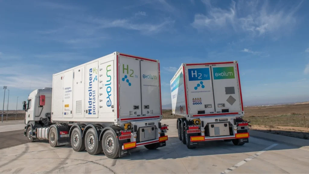 La primera hidrolinera portátil de Exolum