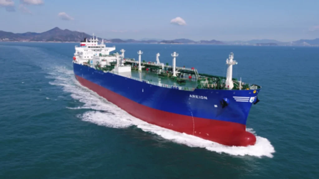 The Areion vessel joins Dorian LPG’s fleet for ammonia transport