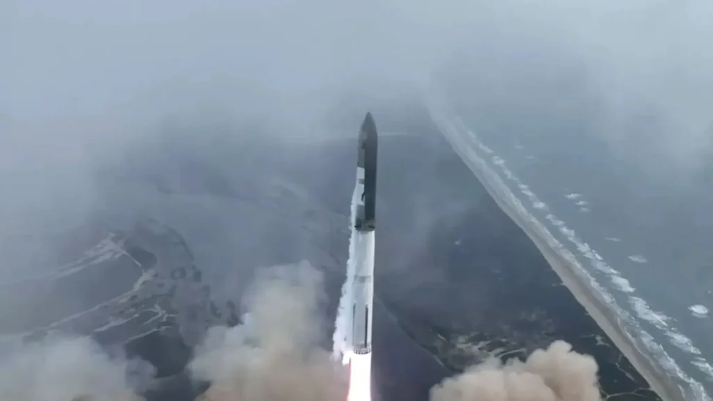 La prueba de Starship de SpaceX