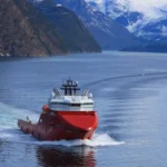 La sustitución de cables submarinos en Ofotfjorden