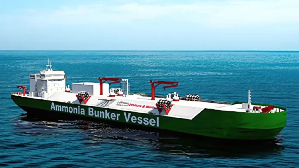 La tecnología del buque búnker de amoníaco