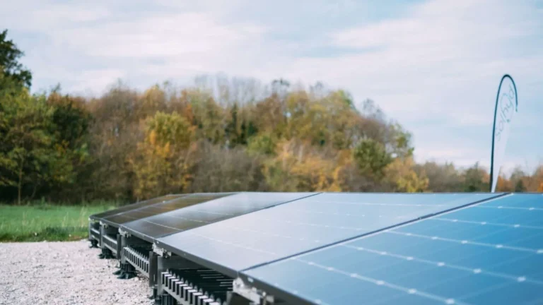 La tecnología parque solar de hidrógeno